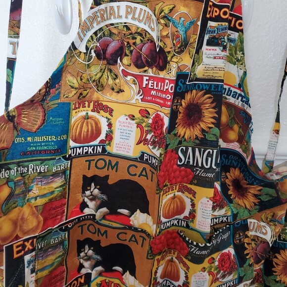 Colorful Apron with Pockets 29" x 41" New Without Tag - Picture 13 of 14